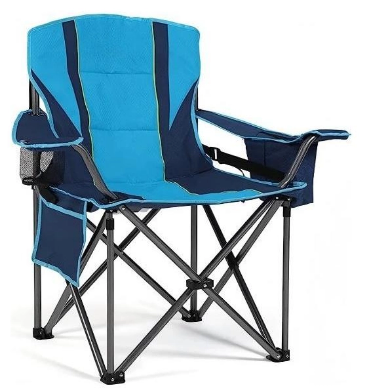 Chaise de camping surdimensionnée entièrement rembourrée avec support lombaire