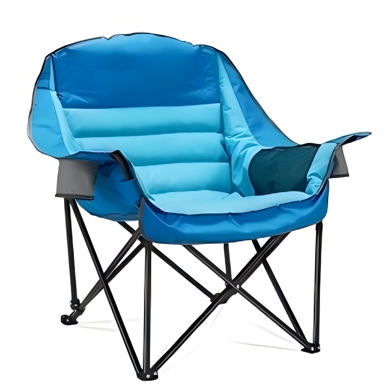 Chaise de camping surdimensionnée et entièrement rembourrée