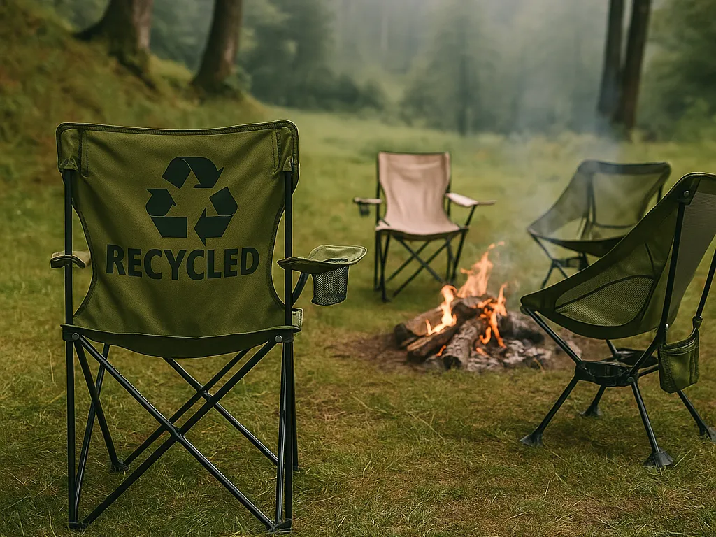 Umweltfreundlicher Campingstuhl