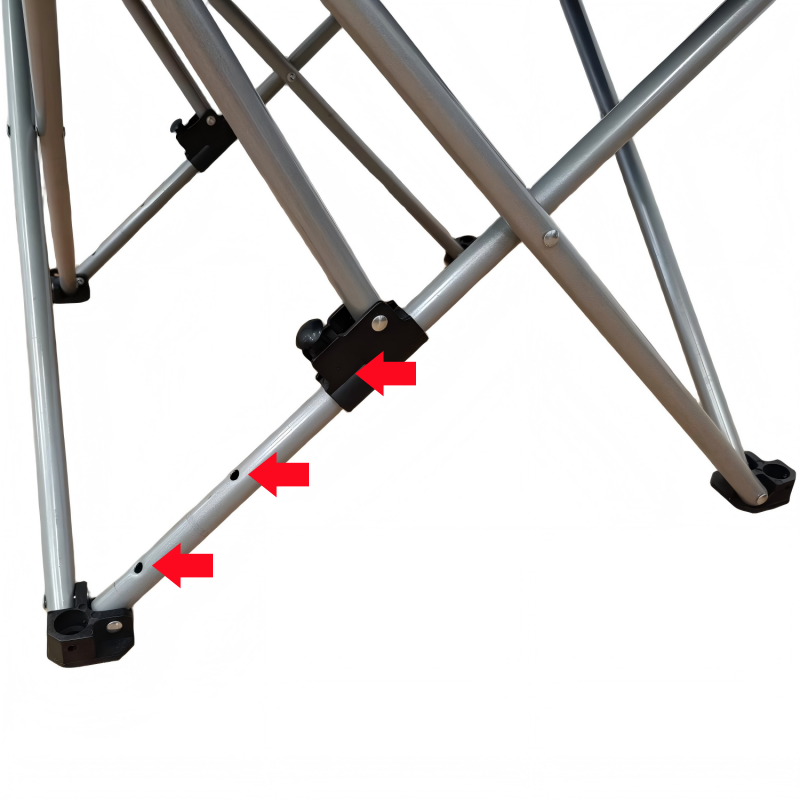 Cadeira de campismo almofadada