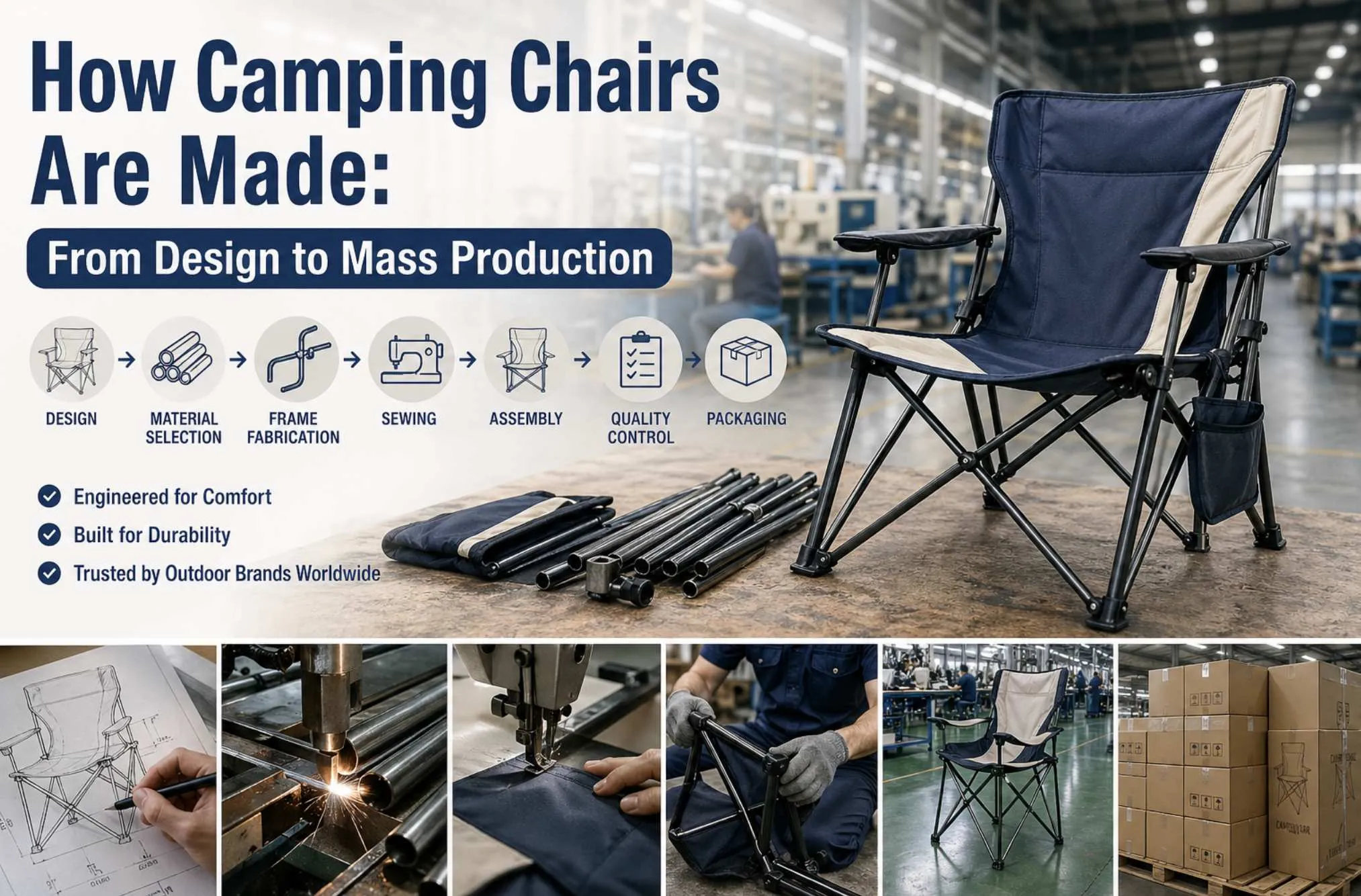 custom camping stuhl